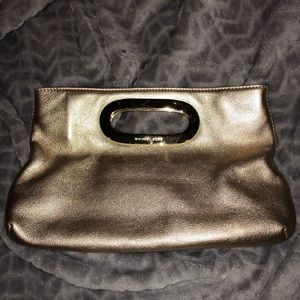Michael Kors Gold Clutch